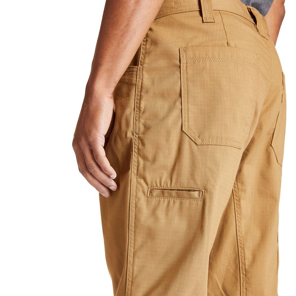 Pantalones Timberland Hombre Pro® Work Warrior Lt Ripstop Utility Marrones - Chile SZR-093276